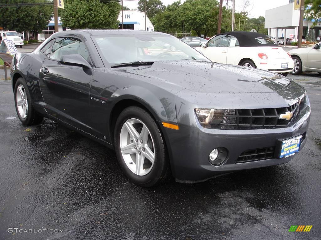 2010 Camaro LT Coupe - Cyber Gray Metallic / Gray photo #2