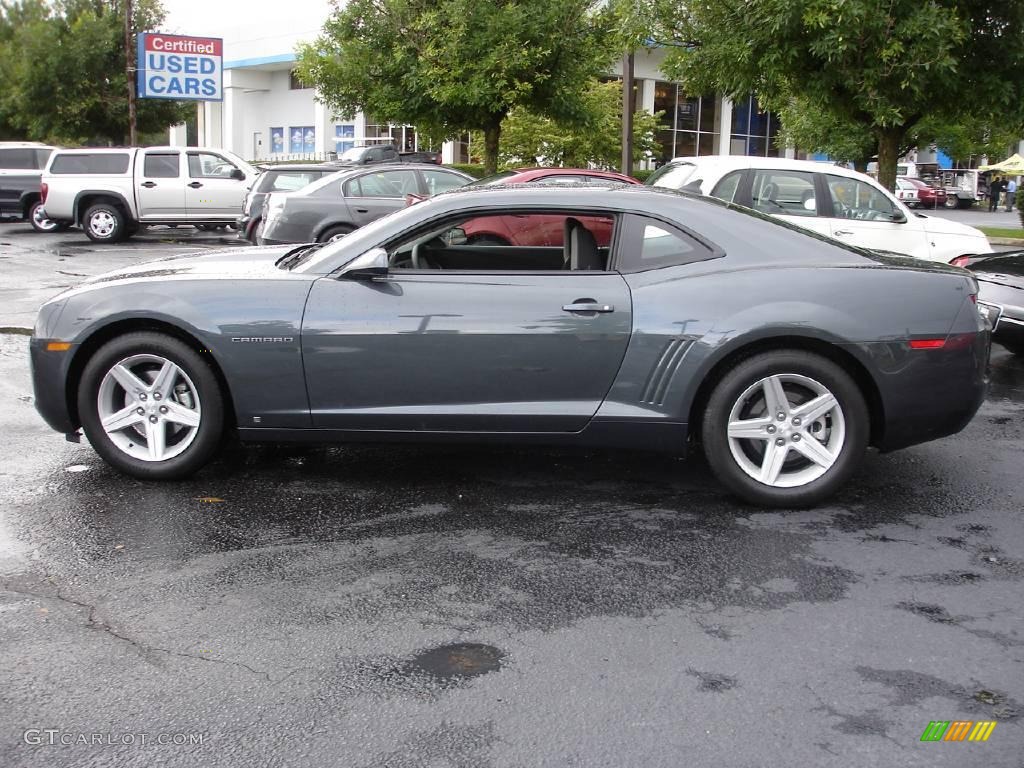 2010 Camaro LT Coupe - Cyber Gray Metallic / Gray photo #3