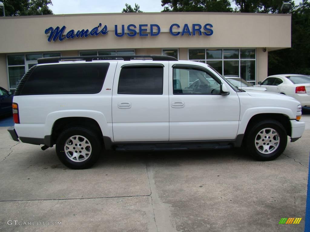 2005 Suburban 1500 Z71 - Summit White / Tan/Neutral photo #1