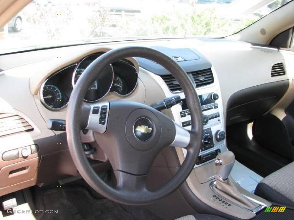 2008 Malibu LS Sedan - Sandstone Metallic / Cocoa/Cashmere Beige photo #10