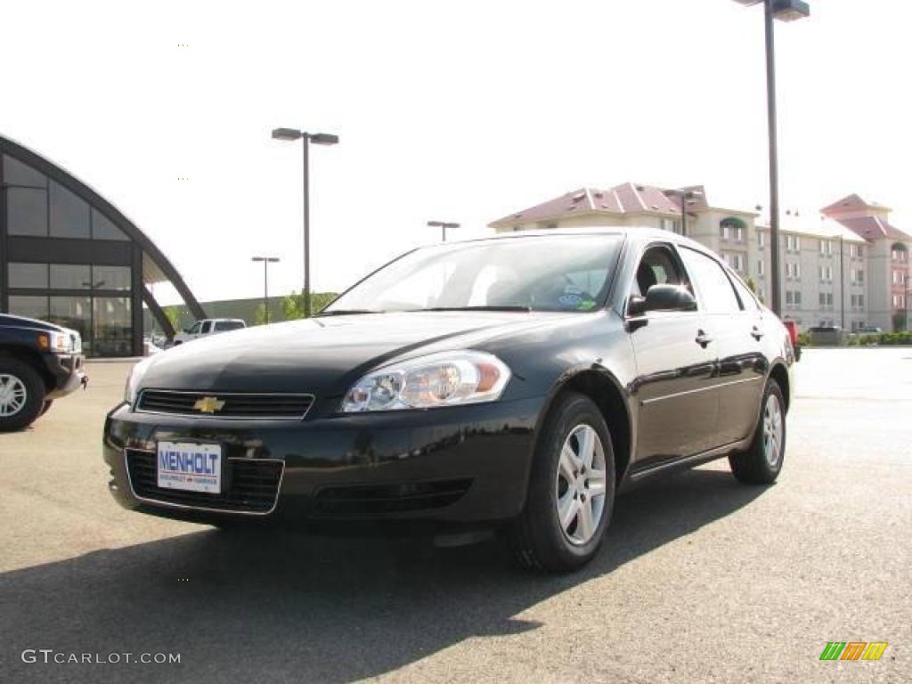 2008 Impala LS - Black / Ebony Black photo #2