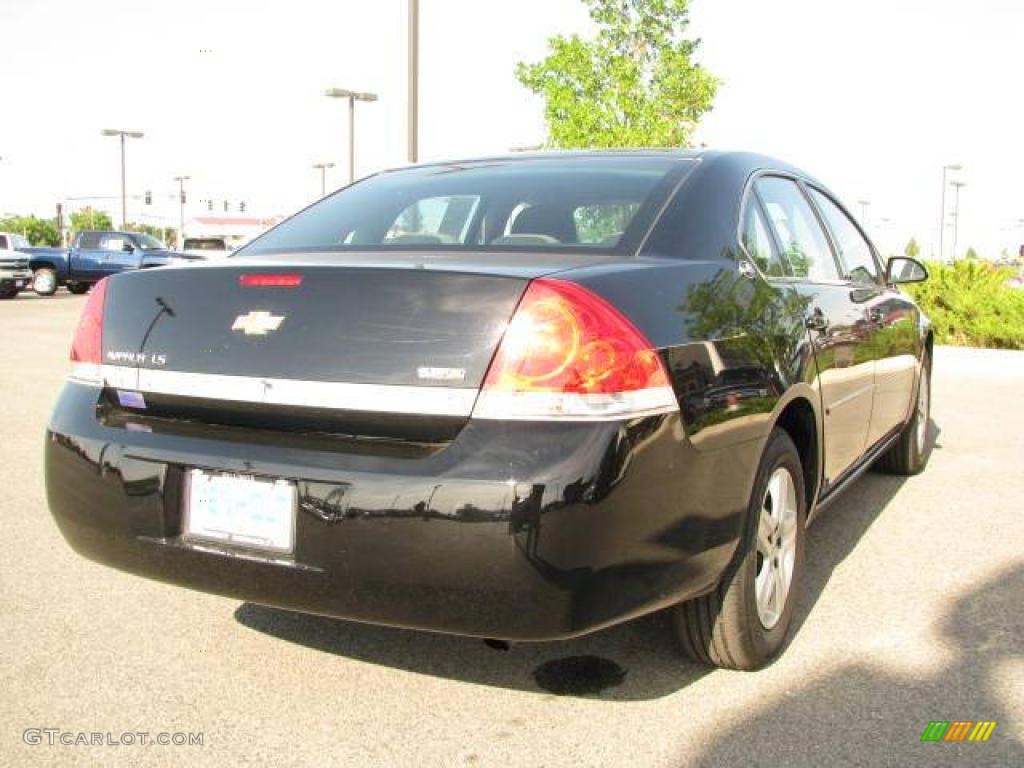 2008 Impala LS - Black / Ebony Black photo #5