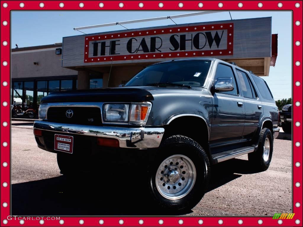 1995 4Runner SR5 V6 4x4 - Dark Gray Metallic / Gray photo #1