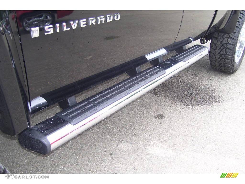2009 Silverado 1500 LS Extended Cab 4x4 - Black / Dark Titanium photo #10