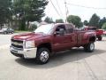 Deep Ruby Metallic - Silverado 3500HD LT Extended Cab 4x4 Dually Photo No. 3