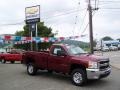 2009 Deep Ruby Metallic Chevrolet Silverado 3500HD LT Regular Cab 4x4  photo #2