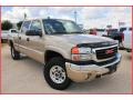 2005 Sand Beige Metallic GMC Sierra 2500HD SLE Crew Cab 4x4  photo #10