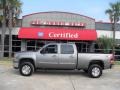 2009 Steel Gray Metallic GMC Sierra 2500HD SLT Crew Cab 4x4  photo #1