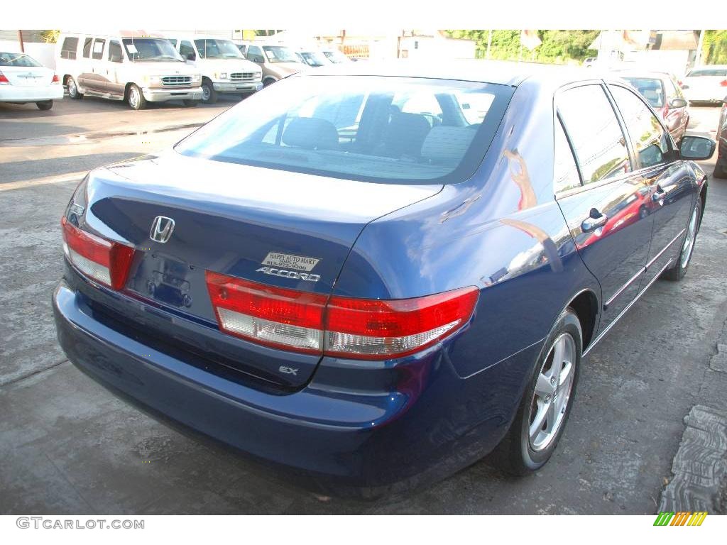 2004 Accord EX Sedan - Eternal Blue Pearl / Gray photo #9