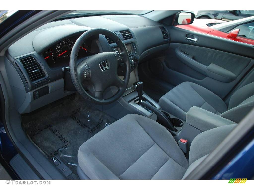 2004 Accord EX Sedan - Eternal Blue Pearl / Gray photo #24