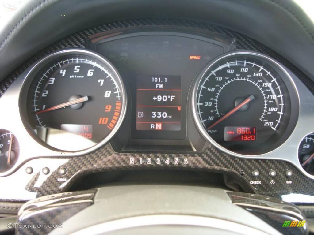 2009 Lamborghini Gallardo LP560-4 Coupe Gauges Photo #17063255