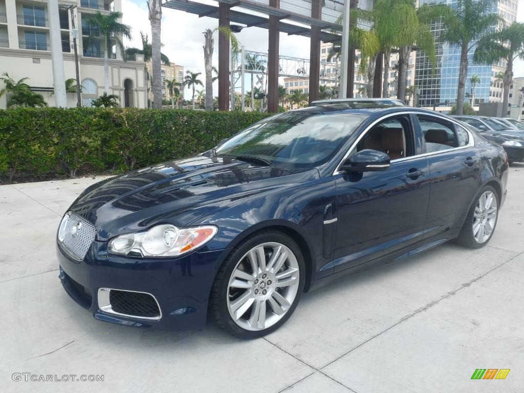 Indigo Blue Metallic Jaguar XF