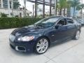 2010 Indigo Blue Metallic Jaguar XF XFR Sport Sedan  photo #1