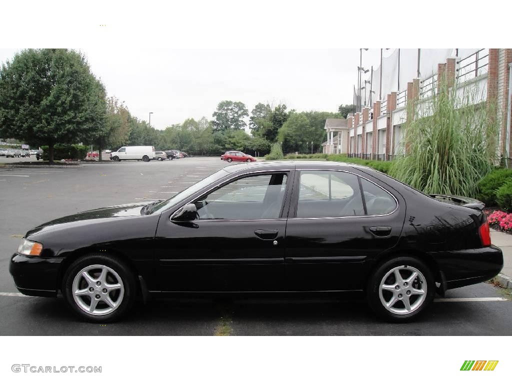 2000 Altima SE - Super Black / Dusk Gray photo #3