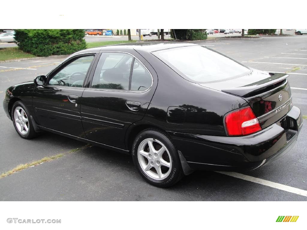 2000 Altima SE - Super Black / Dusk Gray photo #4