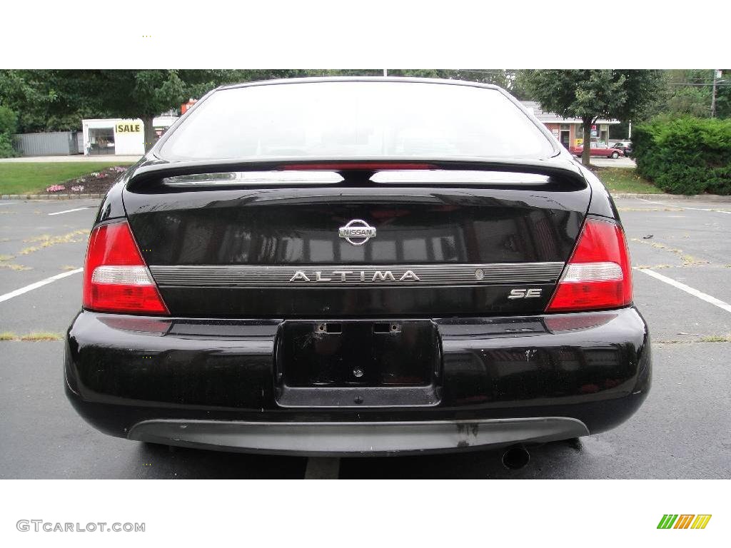 2000 Altima SE - Super Black / Dusk Gray photo #5