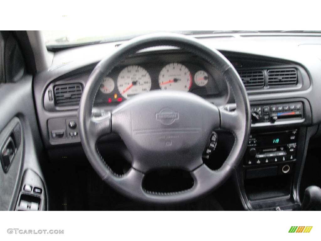 2000 Altima SE - Super Black / Dusk Gray photo #11