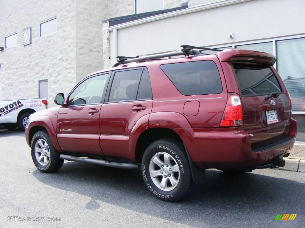 2007 4Runner Sport Edition 4x4 - Salsa Red Pearl / Dark Charcoal photo #3