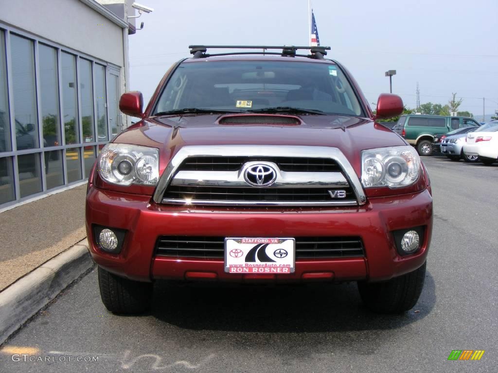 2007 4Runner Sport Edition 4x4 - Salsa Red Pearl / Dark Charcoal photo #5