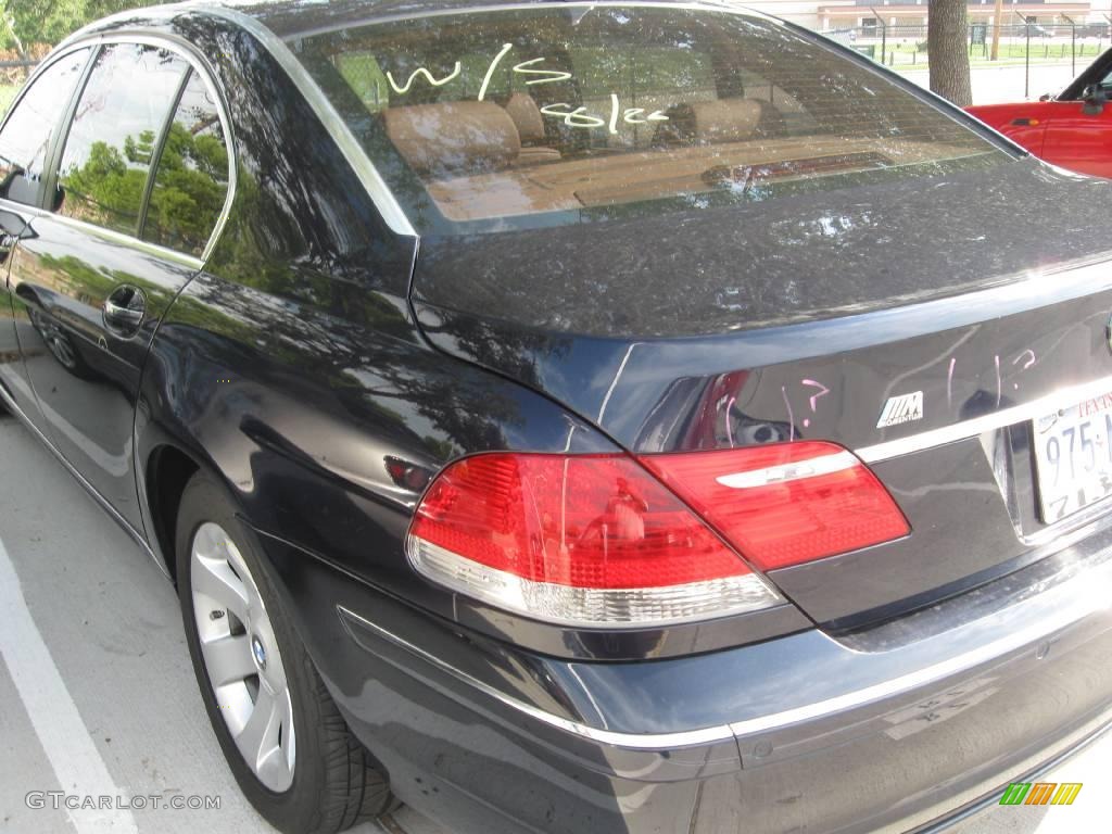 2006 7 Series 750Li Sedan - Monaco Blue Metallic / Black/Natural Brown photo #3