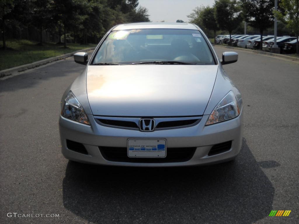 2006 Accord EX Sedan - Alabaster Silver Metallic / Black photo #8