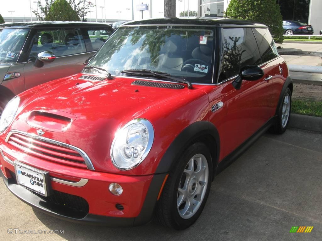 2006 Cooper S Hardtop - Chili Red / Octagon Tartan Red/Panther Black photo #1