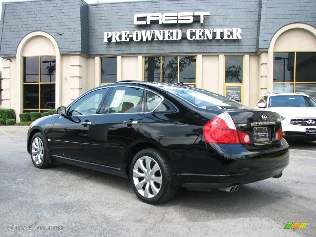 2006 M 35x Sedan - Black Obsidian / Bourbon photo #5