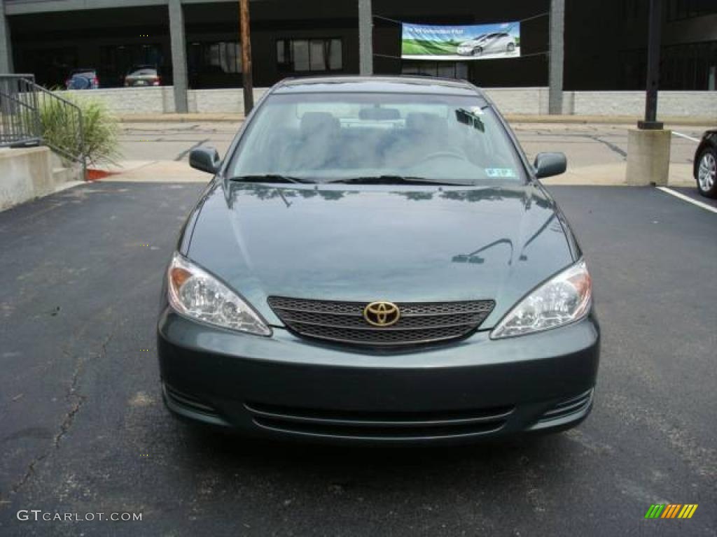 2004 Camry LE - Aspen Green Pearl / Stone photo #7