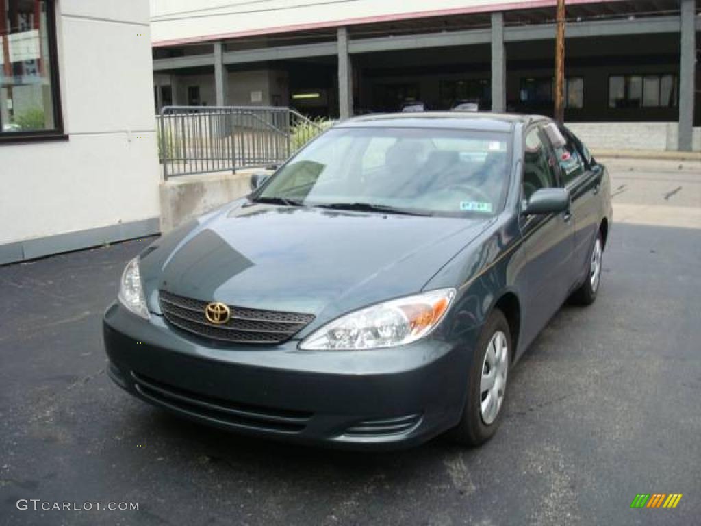 2004 Camry LE - Aspen Green Pearl / Stone photo #8