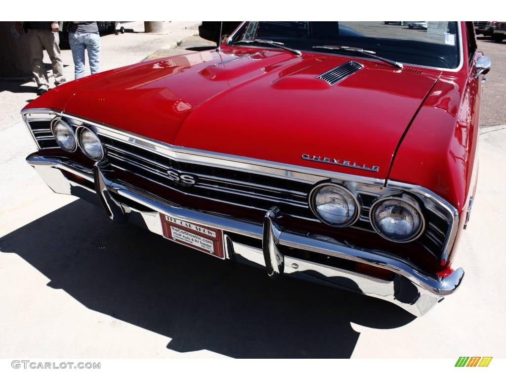 1967 Chevelle SS Super Sport 2 Door Coupe - Red / Black photo #15