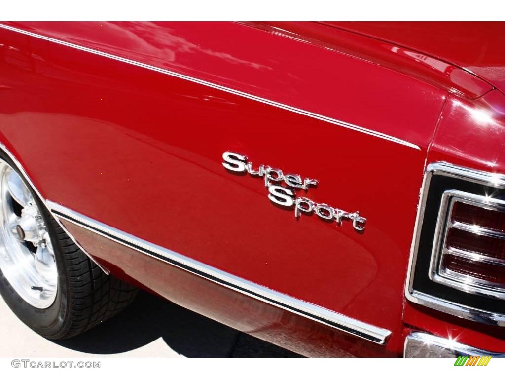 1967 Chevelle SS Super Sport 2 Door Coupe - Red / Black photo #18