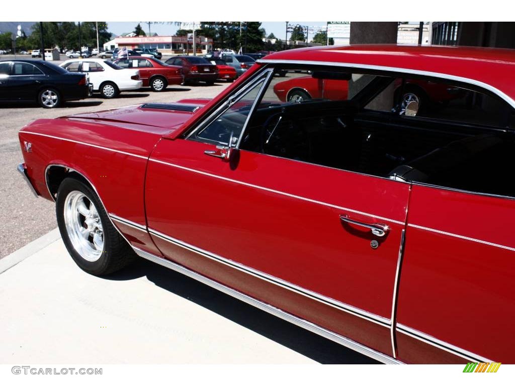 1967 Chevelle SS Super Sport 2 Door Coupe - Red / Black photo #20