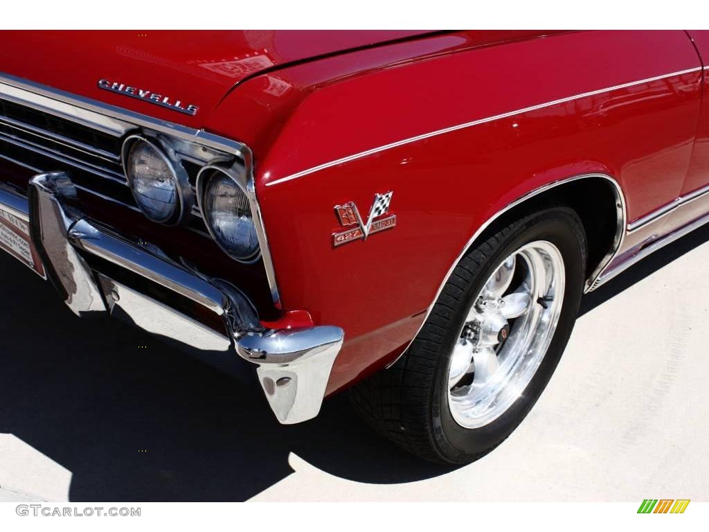 1967 Chevelle SS Super Sport 2 Door Coupe - Red / Black photo #22