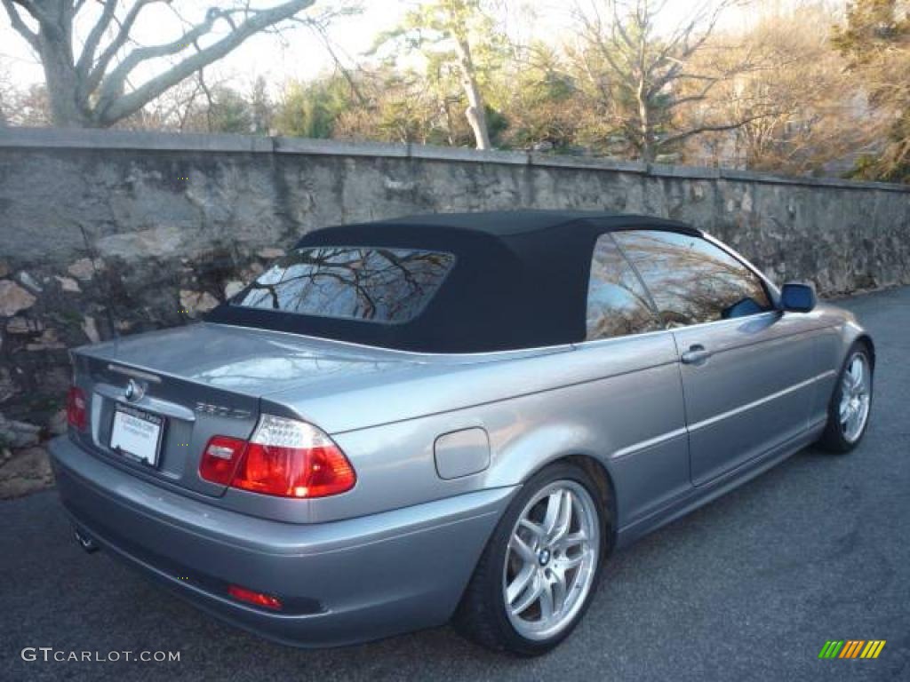 2005 3 Series 330i Convertible - Silver Grey Metallic / Black photo #13