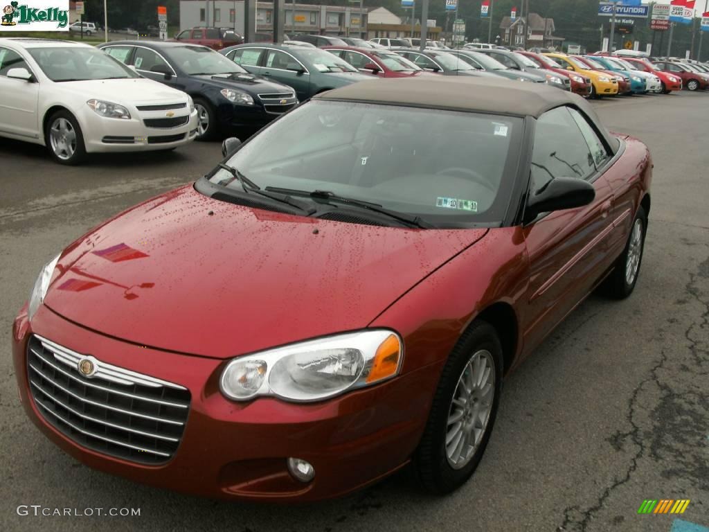 2006 Sebring Touring Convertible - Inferno Red Crystal Pearl / Light Taupe photo #13