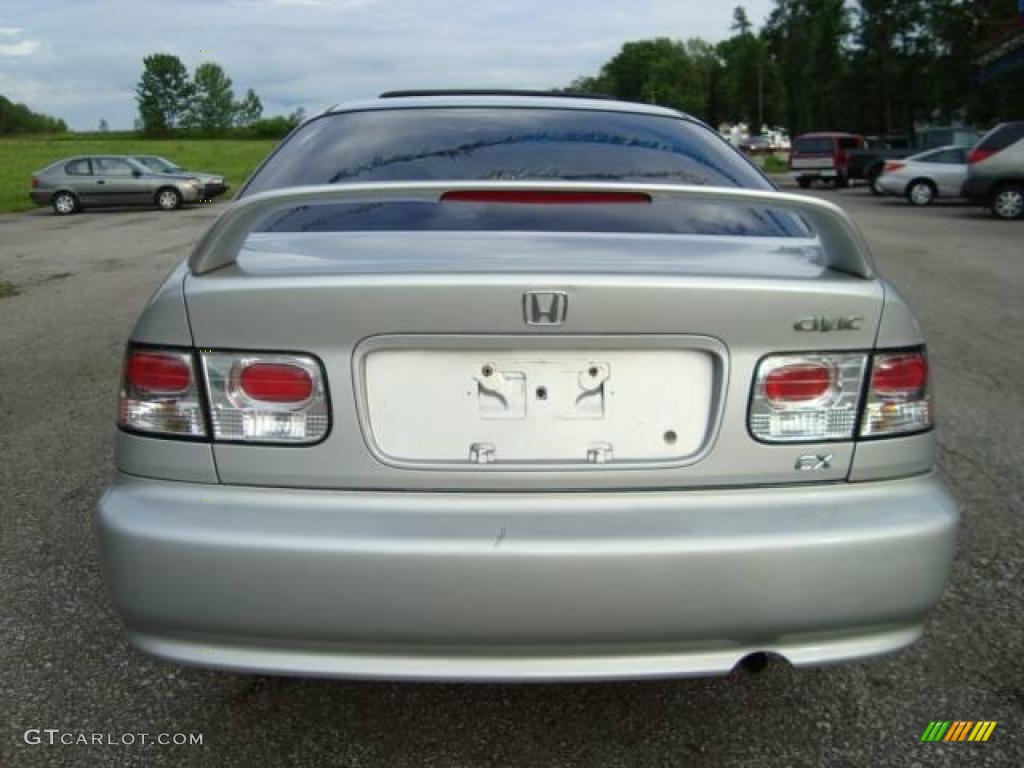 1999 Civic EX Coupe - Vogue Silver Metallic / Dark Gray photo #5