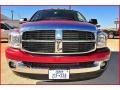 2007 Flame Red Dodge Ram 3500 SLT Quad Cab Dually  photo #11