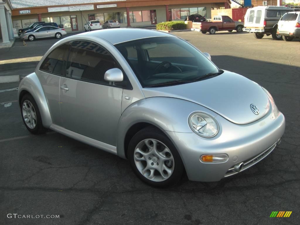 2000 New Beetle GLS TDI Coupe - Silver Metallic / Black photo #6