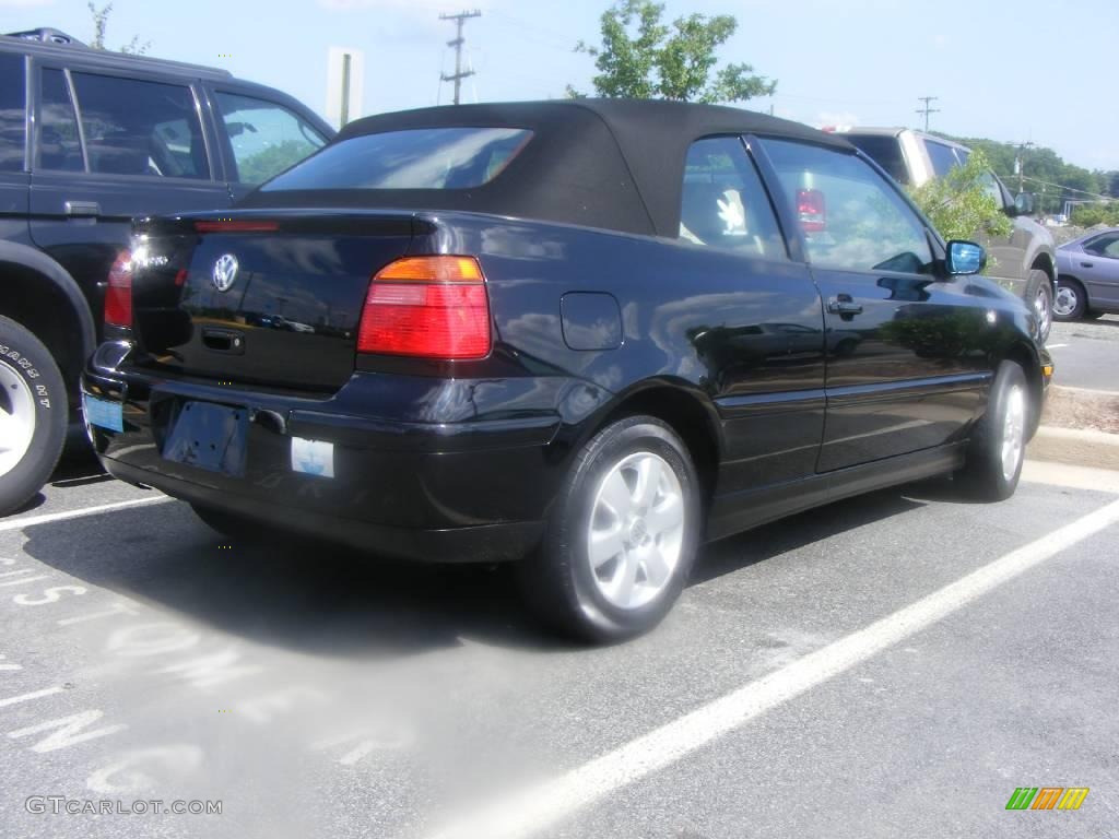 2002 Cabrio GLX - Black / Beige photo #3