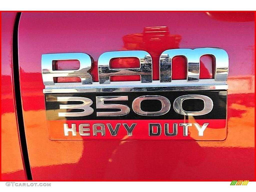 2007 Ram 3500 SLT Quad Cab Dually - Flame Red / Medium Slate Gray photo #14