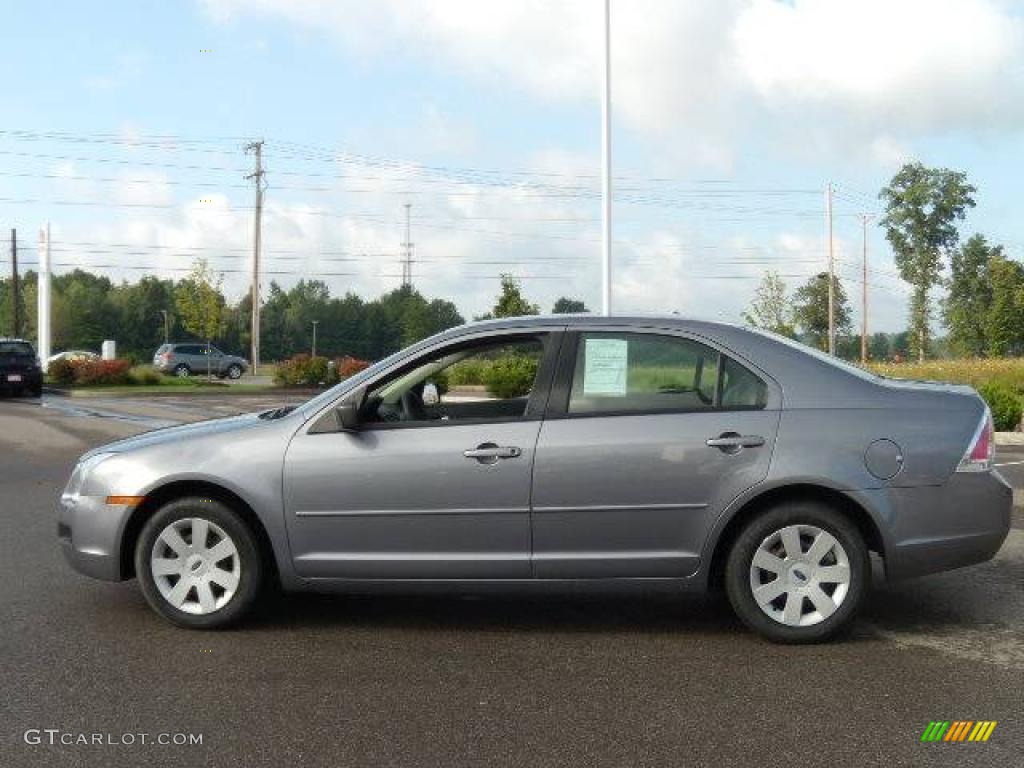 2007 Fusion S - Tungsten Grey Metallic / Light Stone photo #2