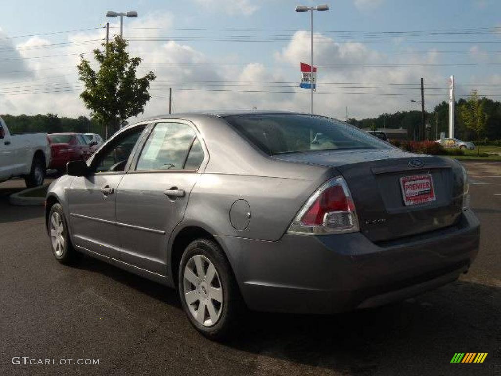 2007 Fusion S - Tungsten Grey Metallic / Light Stone photo #3