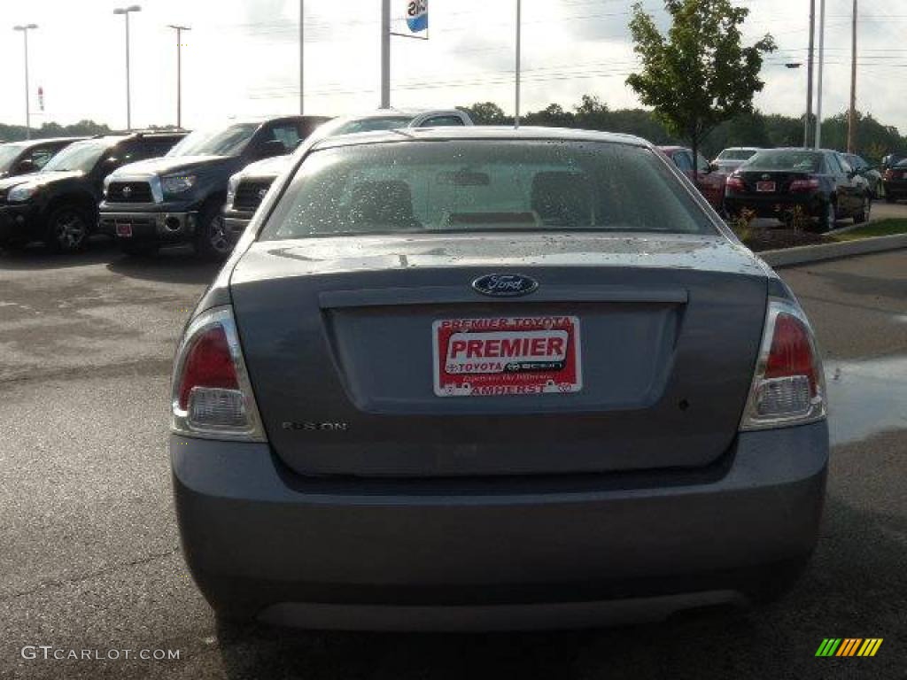 2007 Fusion S - Tungsten Grey Metallic / Light Stone photo #4