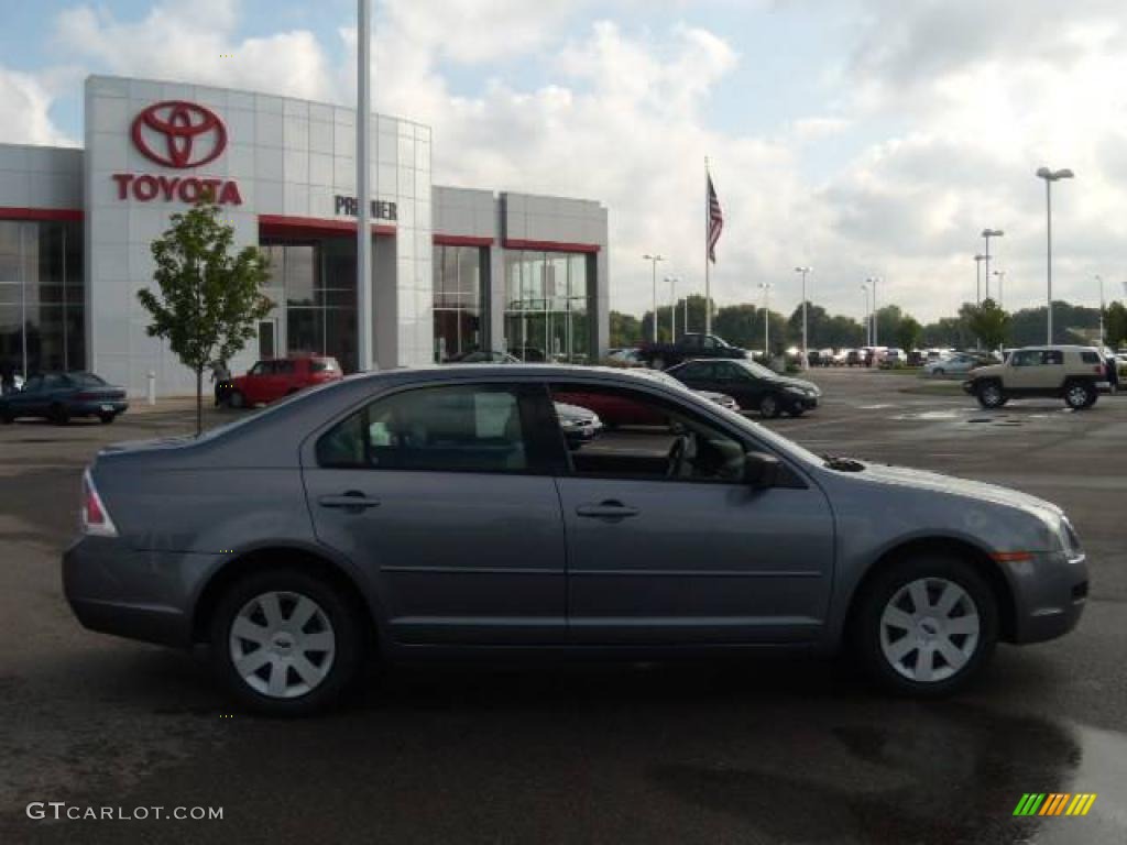 2007 Fusion S - Tungsten Grey Metallic / Light Stone photo #6