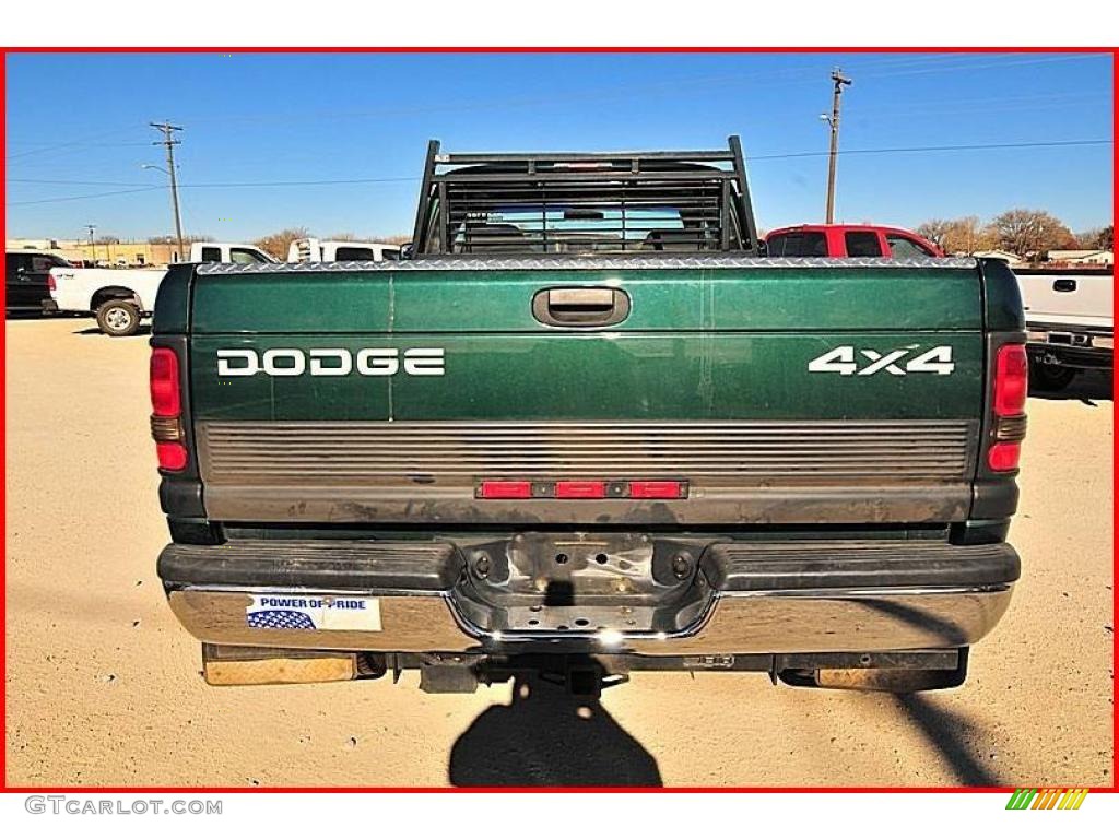 2001 Ram 3500 SLT Quad Cab 4x4 Dually - Forest Green Pearl / Mist Gray photo #4