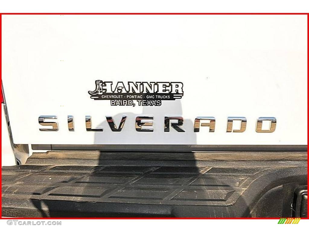 2008 Silverado 1500 Work Truck Regular Cab - Summit White / Dark Titanium photo #4