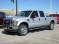 2009 Brilliant Silver Metallic Ford F250 Super Duty Lariat Crew Cab 4x4  photo #1