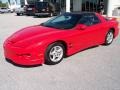 1999 Bright Red Pontiac Firebird Coupe  photo #2