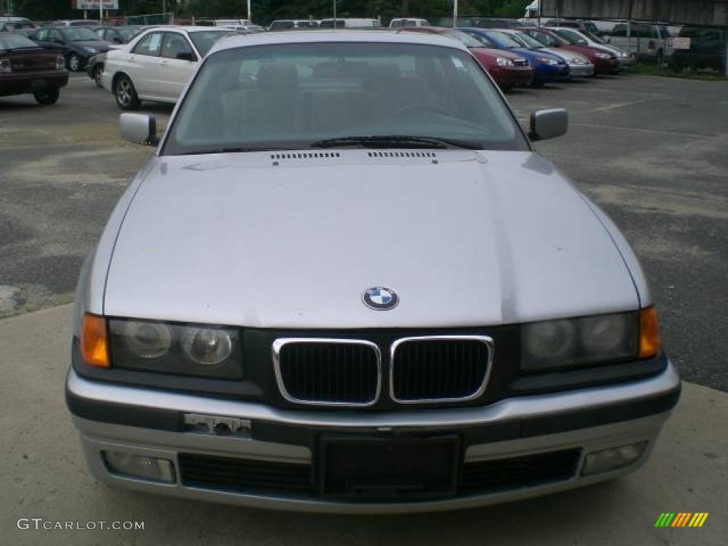 1998 3 Series 328is Coupe - Arctic Silver Metallic / Gray photo #1