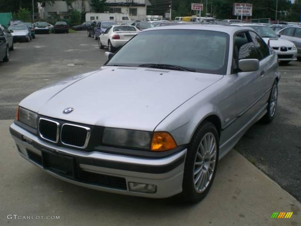 1998 3 Series 328is Coupe - Arctic Silver Metallic / Gray photo #3